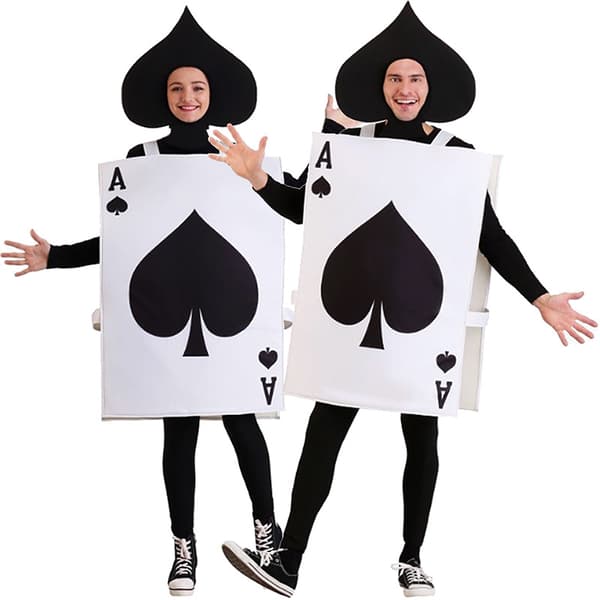 Ess av Spader Kort Kostym Halloween Cosplay, 2 delar