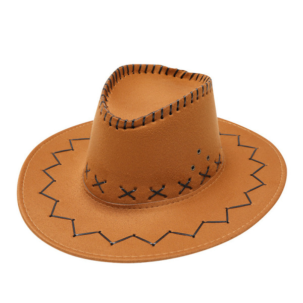 Cowboyhatt Hatt med bred brätte khaki