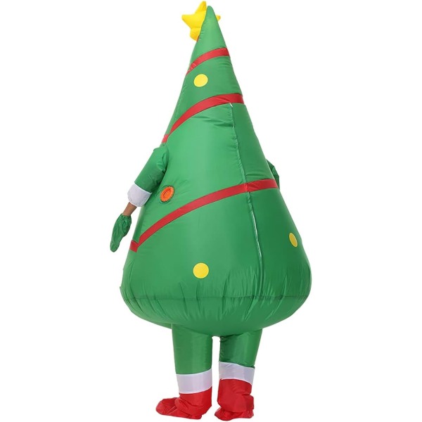 Uppblåsbar juldräkt Cosplay Uppblåsbar vuxendräkt Green