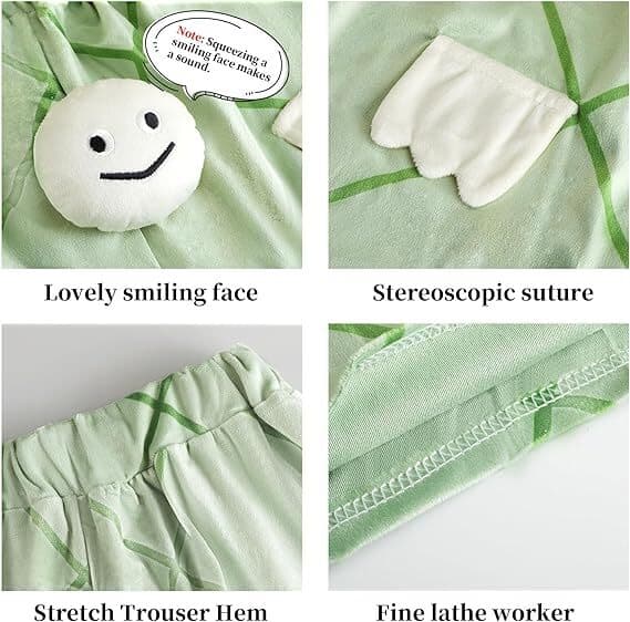Sjove Kyllinge-Skildpadde Shorts, Søde Tilbageklappelige Kyllinge Shorts Green M