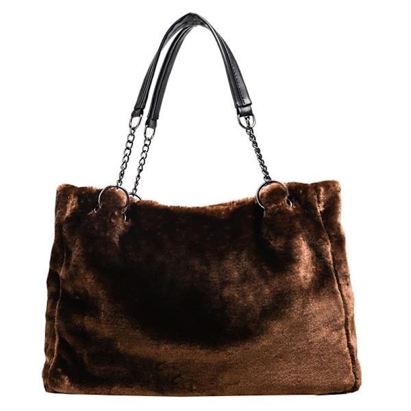 Pelslook-Taske til Kvinder Brown