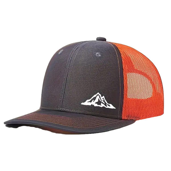 Mesh-keps Unisex Sommar Tryckt Liten Berg Baseballkeps v1