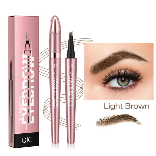 Ögonbrynspenna Microblading - Ögonmakeup Ögonbrynspenna Micro 4-punkts Brynspenna light brown