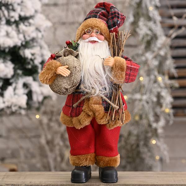 Jultomten stående dockafigur B
