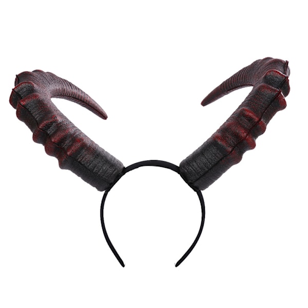 Djævelshorn Pandebånd Sort Cosplay Horn Hårbøjle