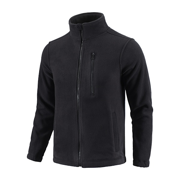 Herrar Full-Zip Fleecejacka Black L