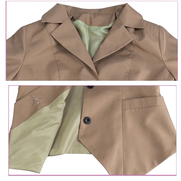 Anime Skoleuniform Cosplay Kostyme for Kvinner 2XL