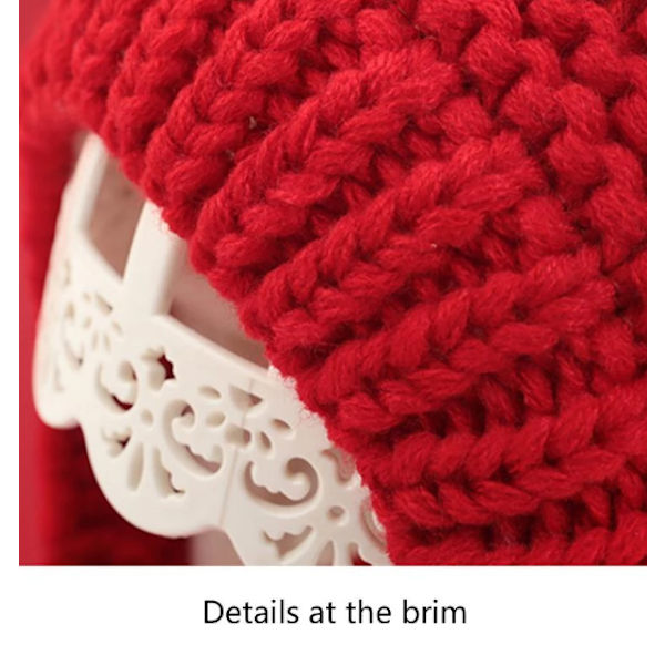 Baby Antler Hat Söta Newborn Baby Hattar red