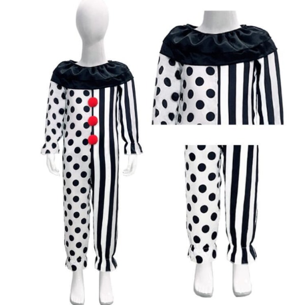 Halloween Barnkostym för Barn - Clowndräkt Style3 110