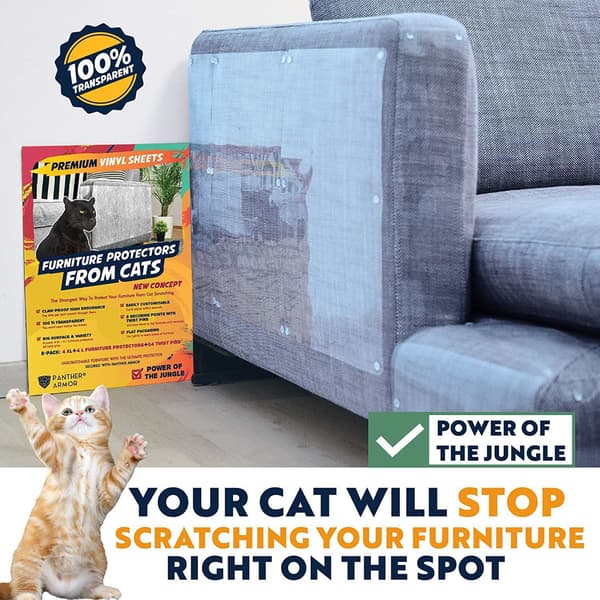 8 kpl Anti Cat Scratch -sohvan suoja, yksipuolinen 30*45cm