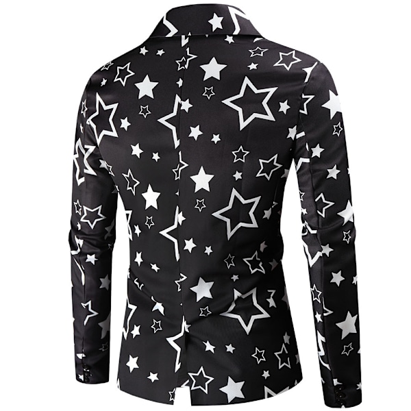 Herrar Julblazer - Fult X-Mas Semester Mönster Outfit 4XL