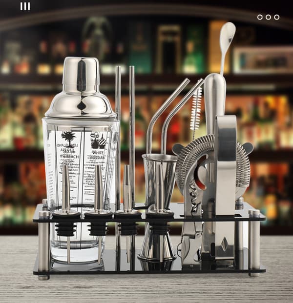 14oz Cocktail Shaker -baarisetti, 16 osaa
