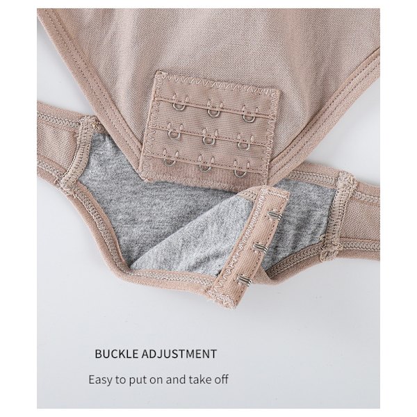 Sömnlös Formgivande Helkroppsshaper Tanga Bodysuit Khaki M