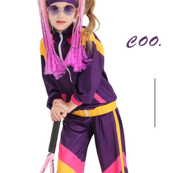 Hip Hop-kostymer Sportsdansklær for barn Purple L