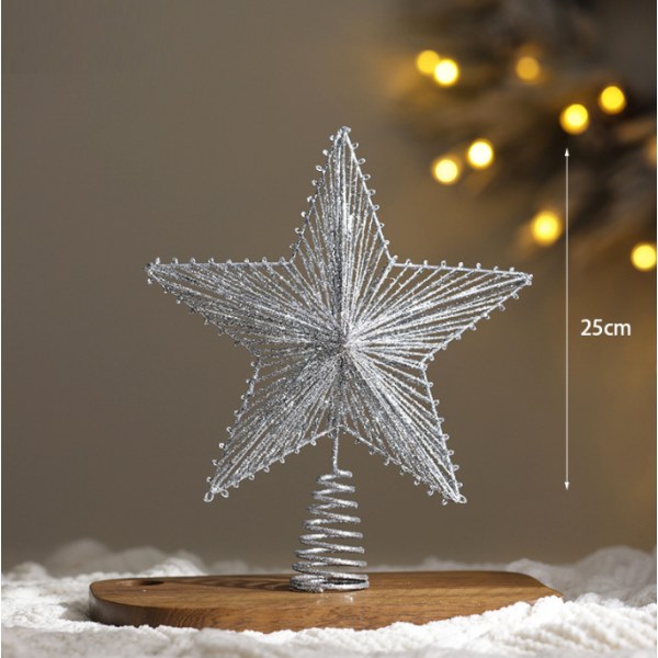 Xmas Treetop Star för julgransdekorationer style 2