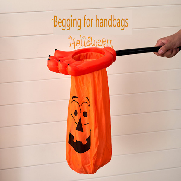 2 kpl Halloween-kurpitsakarkkipusseja