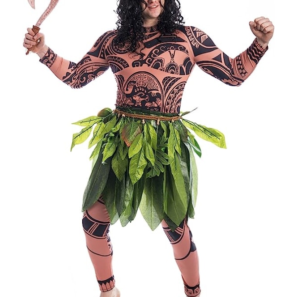 Maui-tatuointi T-paita ja housut Cosplay-asu 130