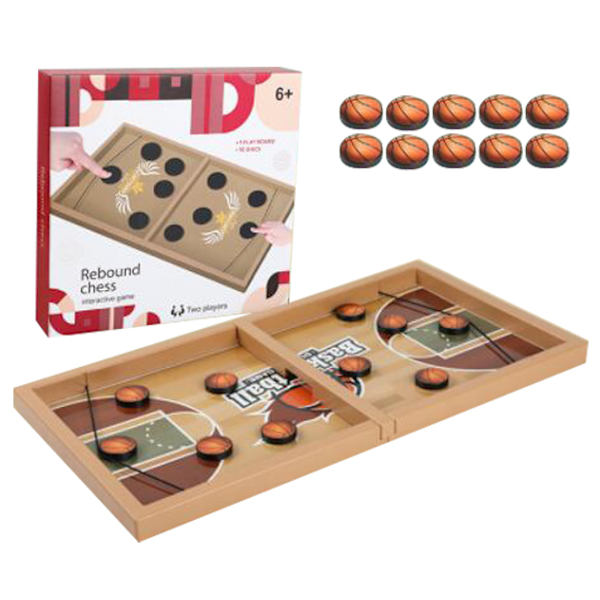 Brädspel Trästudsschack för barn style 2