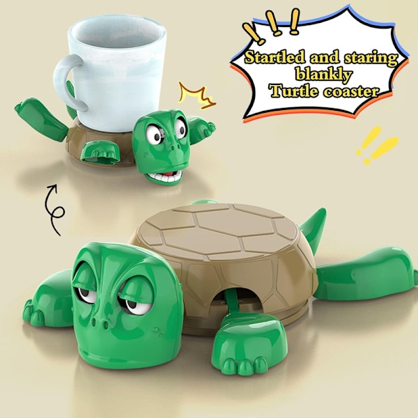 Skildpadde Brik, 3D Printet Sjov med Interaktivt Udtryk Green