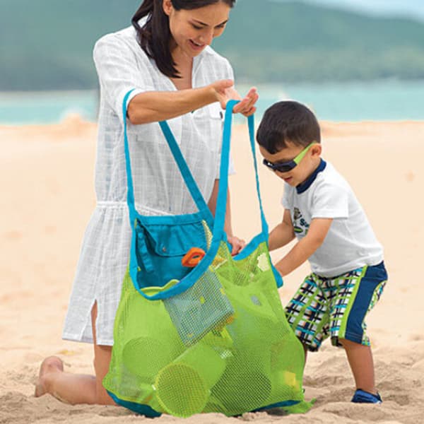 Mesh Strandtaske Ekstra Stor Strandtasker og Tote