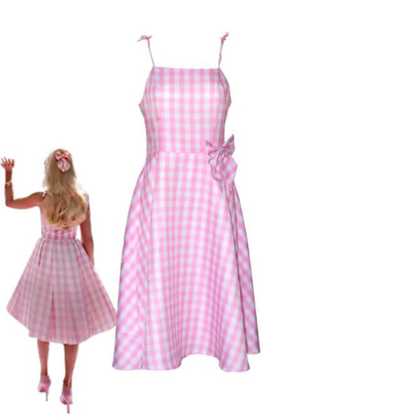Cosplay Real Barbie Vuxen Klänning Kjol STYLE 1 XS
