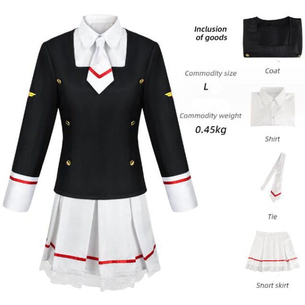 Hyakken Sakura Student School Uniform Sailor Uniform 2XL