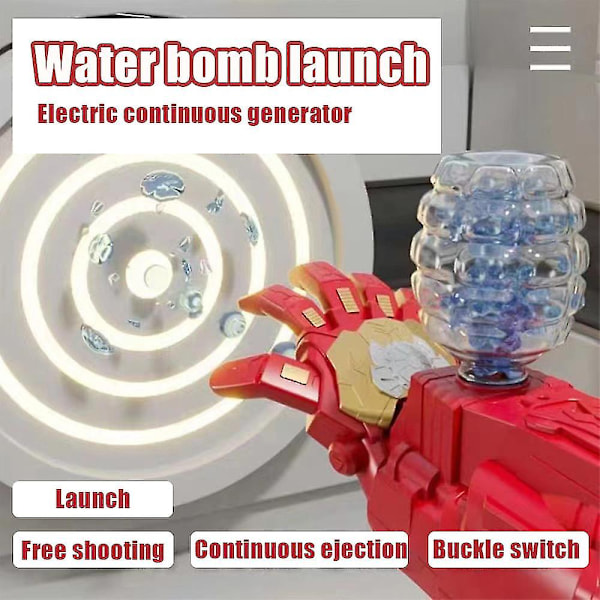 Elektrisk Iron Man Arm Launcher Blaster Leksaker Deluxe Edition