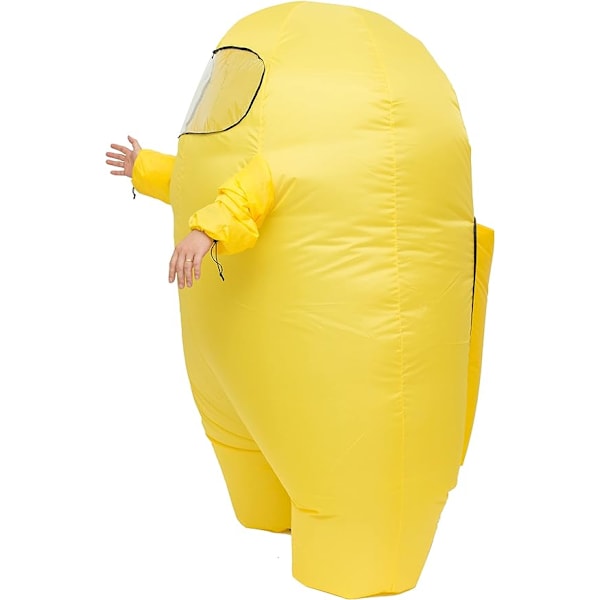Uppblåsbar Astronaut Rymddräkt Uppblåsbar Dräkt Helkroppsdräkt Halloween Cosplay Dräkter Yellow Kid