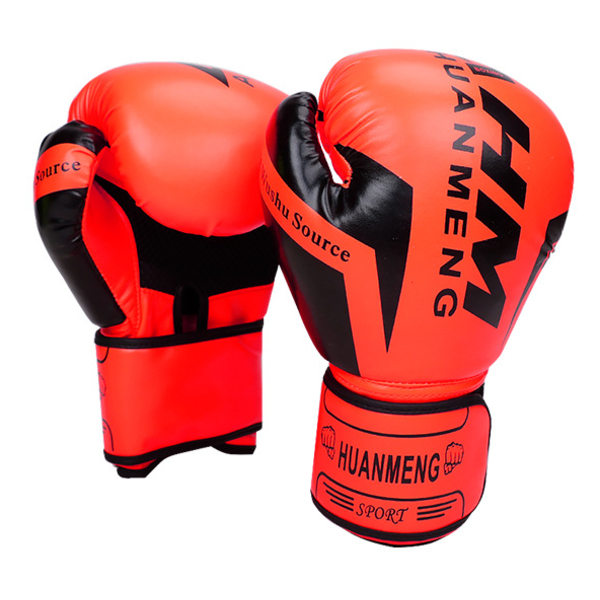 Boxningshandskar Kickboxing boxhandskar orange