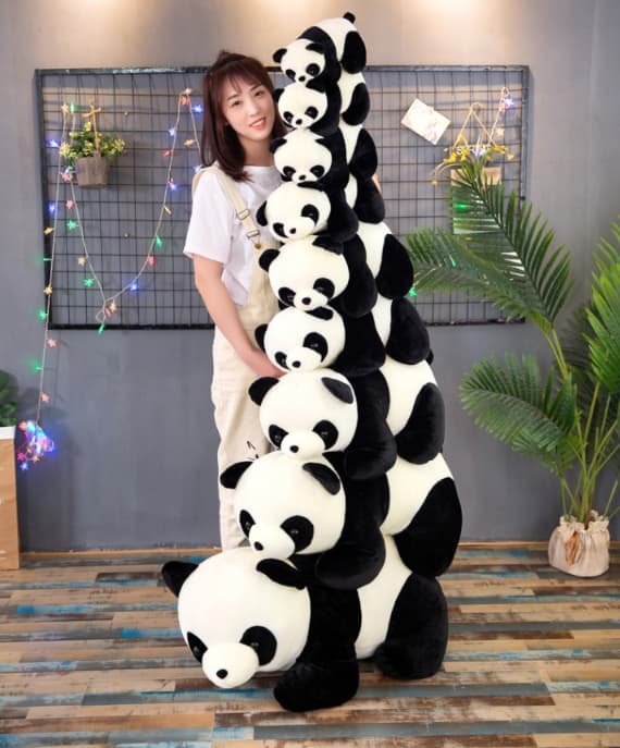 Panda-pehmolelu, Pehmoeläin, Lahja Lapsille 40cm