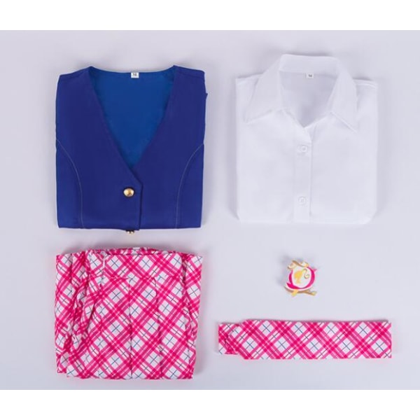 Barbie Cosplay Kläder för Kvinnor - Fullt Set för Vuxna Blue L