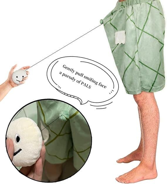 Sjove Kyllinge-Skildpadde Shorts, Søde Tilbageklappelige Kyllinge Shorts Green M
