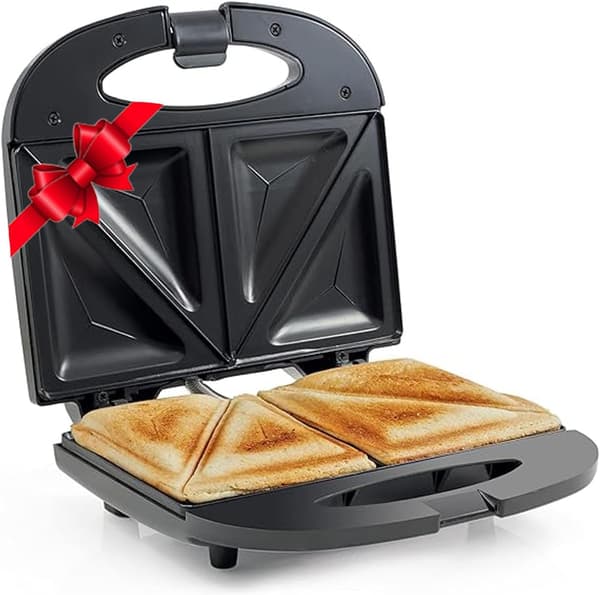 Elektrisk Sandwichmaker med Non-Stick Plader