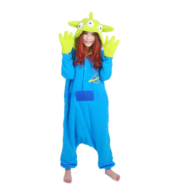 Unisex Vuxen Onesie Pyjamas Jul Flanell Cartoon Average