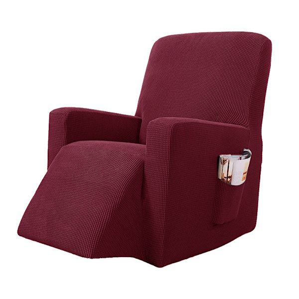 Stretch cover med sidofickor Wine Red