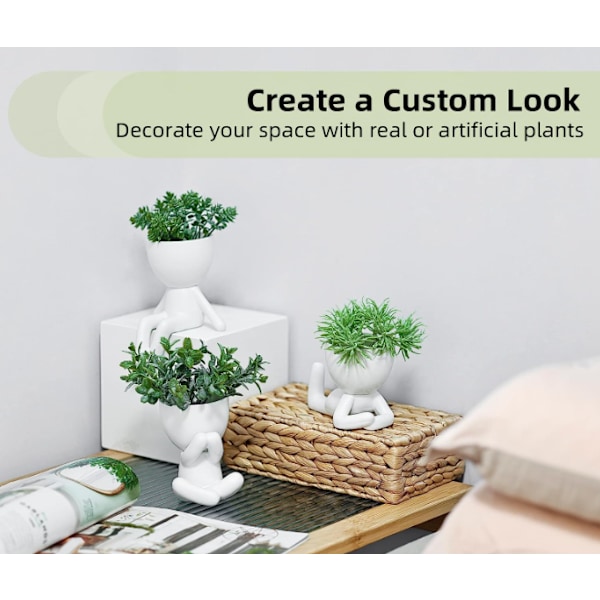 Mini Dekorative Potter til Planter Style 14