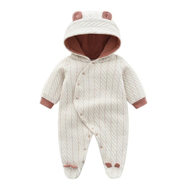 Höst och vinter unisex nyfödda outfits white 80cm