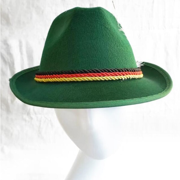 Munich Oktoberfest Herr Vandringshatt Bowler Hat Green