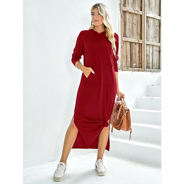 Naisten Hupparimekko Taskuilla Red M