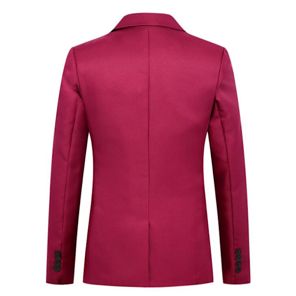 Miesten Slim Fit Business Casual -takki Red XS