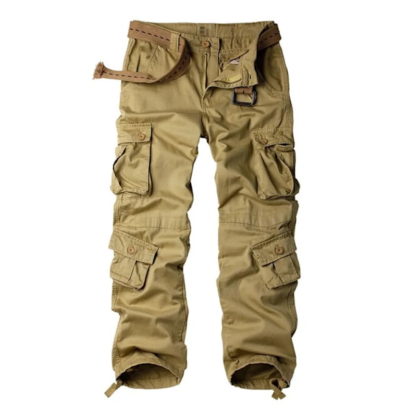 Miesten rento cargo-housut, armeijan camo-housut, taistelu-työhousut Khaki 36