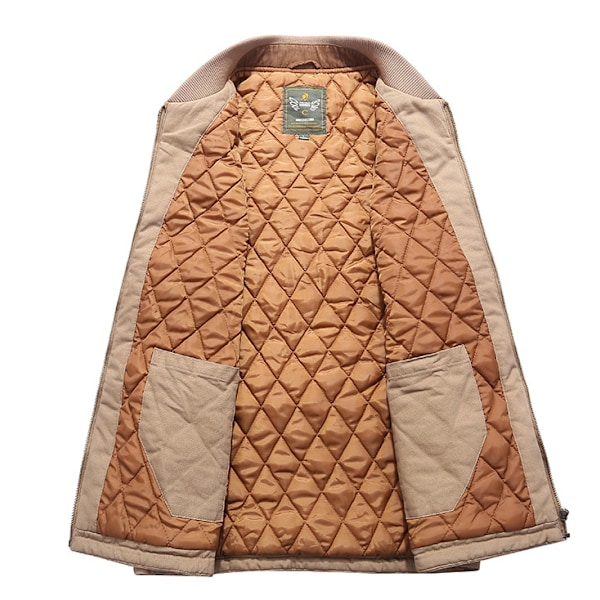 Herrar Full-Zip Canvas Cross Trail Väst Army Green XS