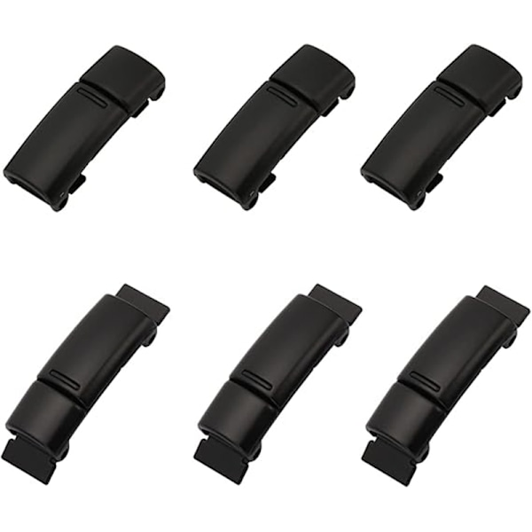 6 st Skosnören Spänne Lås Metall Snabb Magnetisk Utan Knytning Set 3