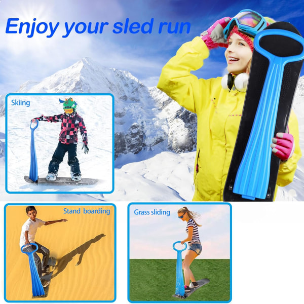 Skidskoter Snow Sled Board för utomhussporter Blue