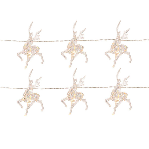 Halloween jul LED älg slingljus warm white 2m