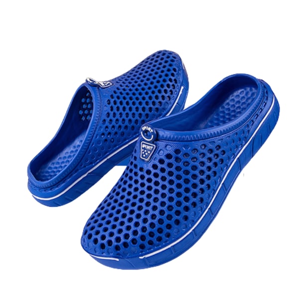 Unisex Clogs Skor Casual Tofflor Snabbtorkande sandaler Blue 38