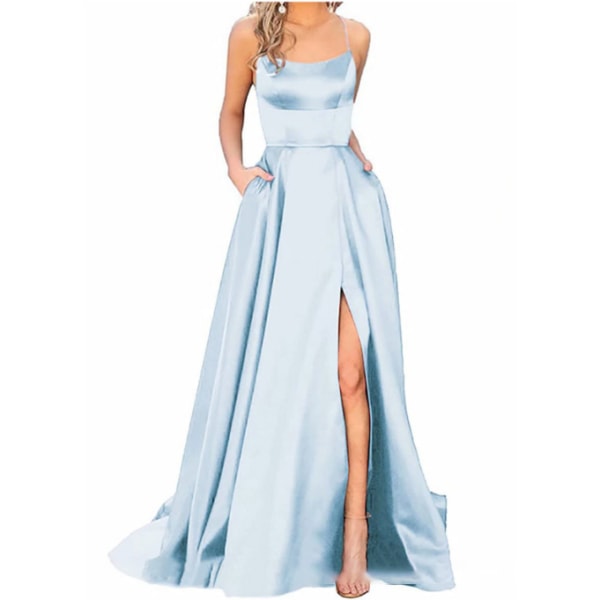 Aftonklänningar Elegant för aftonklänning för kvinnor blue