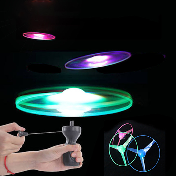 Flygande Disc-Leksak, 3 Slungor 3 Diskar, Helikopter-Leksak