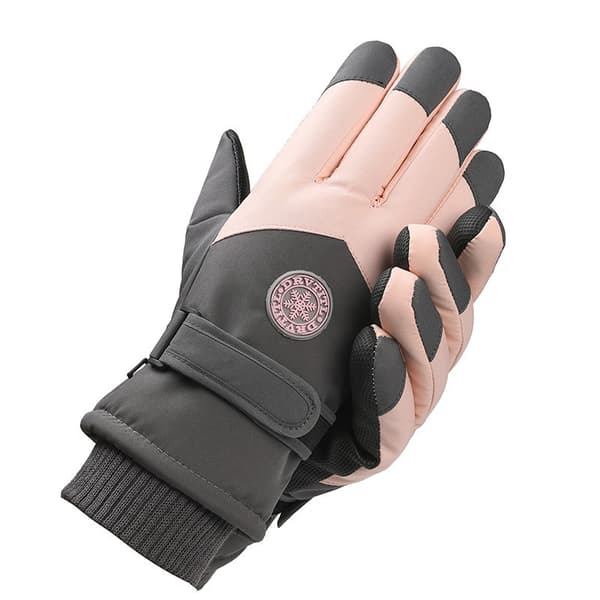 Vinter Ski Handsker til Kvinder og Mænd Vandtætte, Touchscreen Sne Handsker Dark Blue Man
