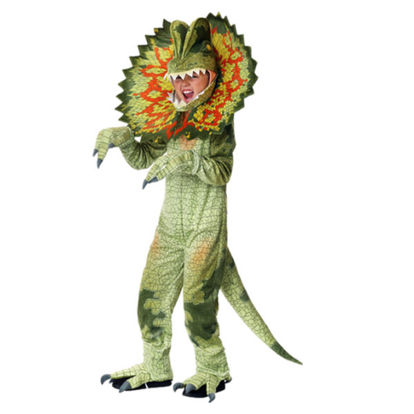 Dinosaurie kostym för barn Jumpsuit Halloween kostym S